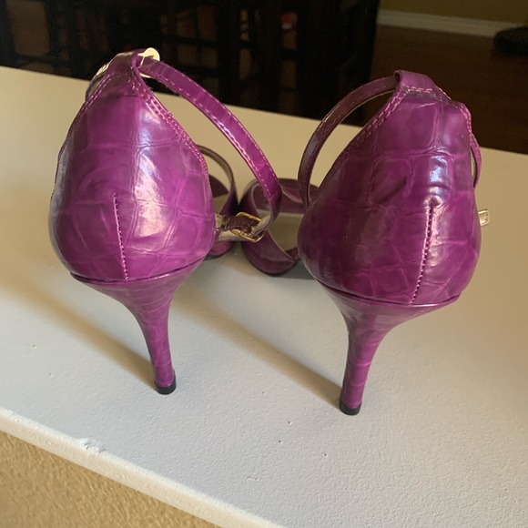 Nordstrom Never Worn Size 12W Purple Sandals - Picture 2 of 4